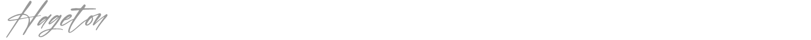 Hageton font preview